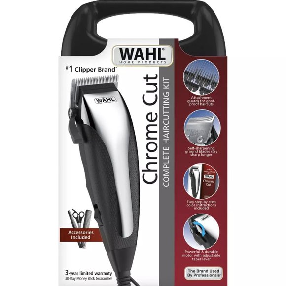 22 Piece Wahl Chrome Cut Clipper